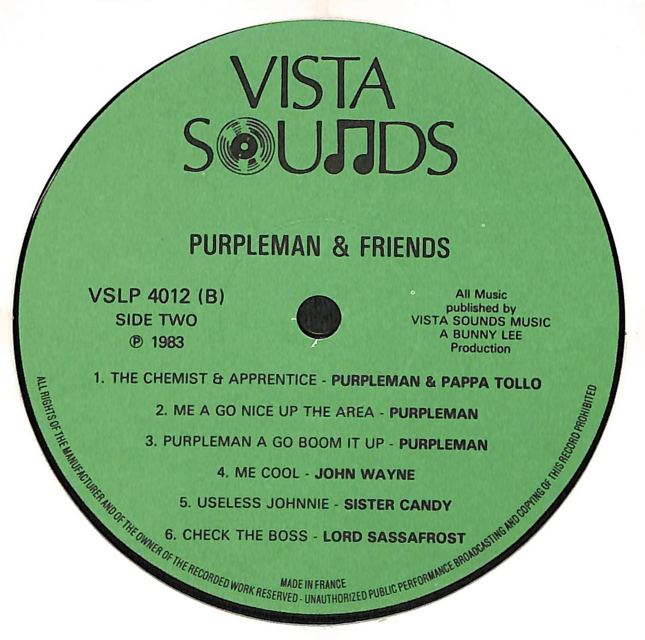 Sly-Robbie + The Taxi Gang V Purpleman + Friends