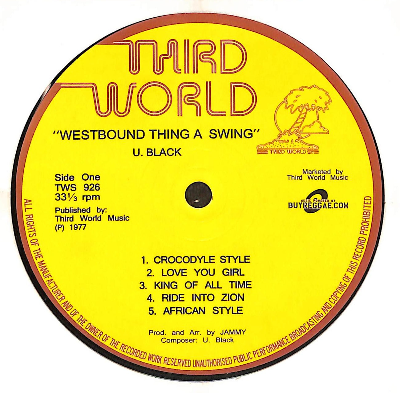 Westbound Thing A Swing