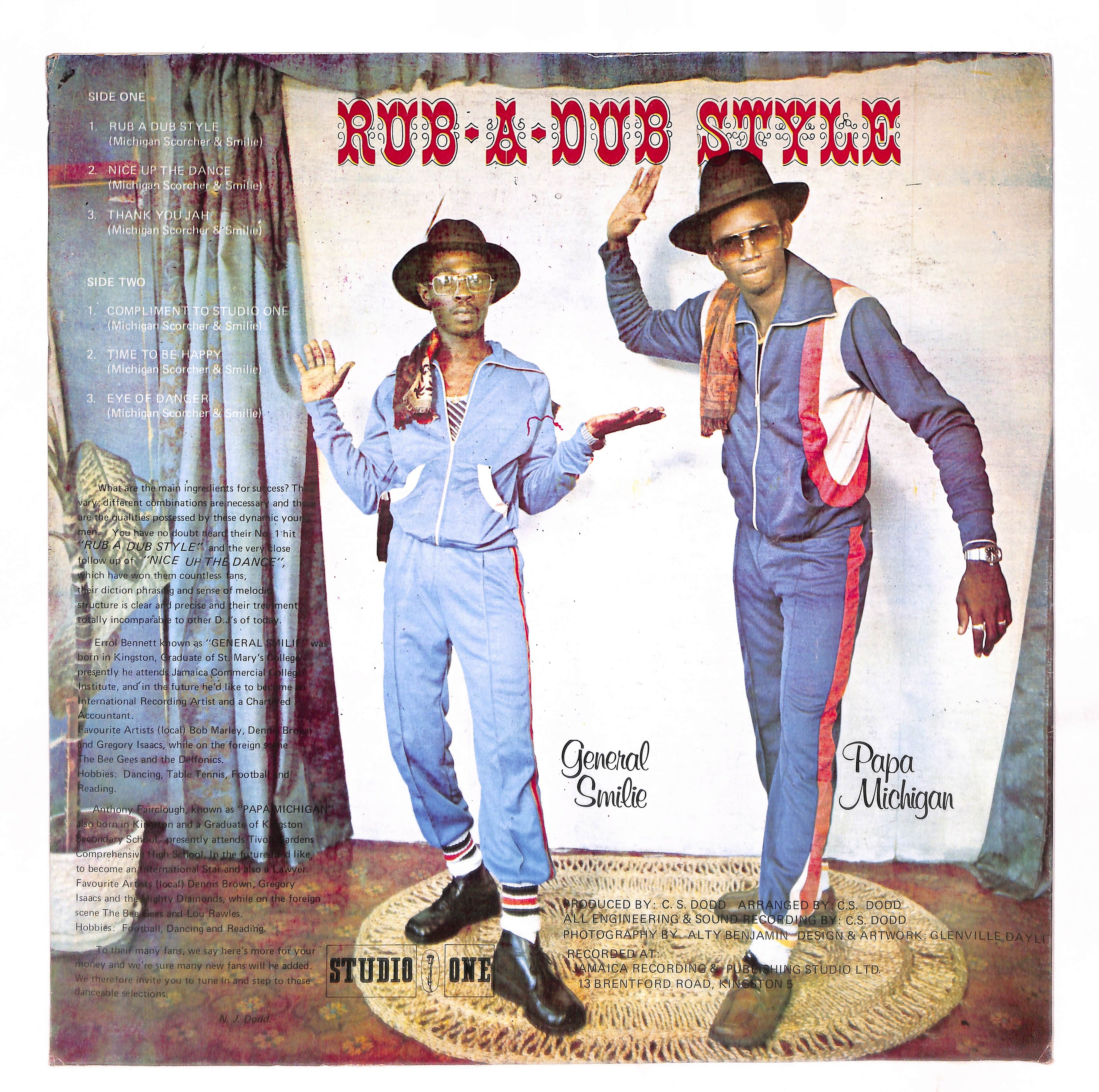 RUB A DUB STYLE - Michigan & Smiley レゲエ MICHIGAN & SMILY Rub A