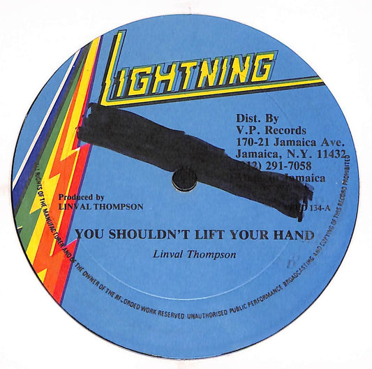 You Shouldn't Lift Your Hand / If You Want My Love