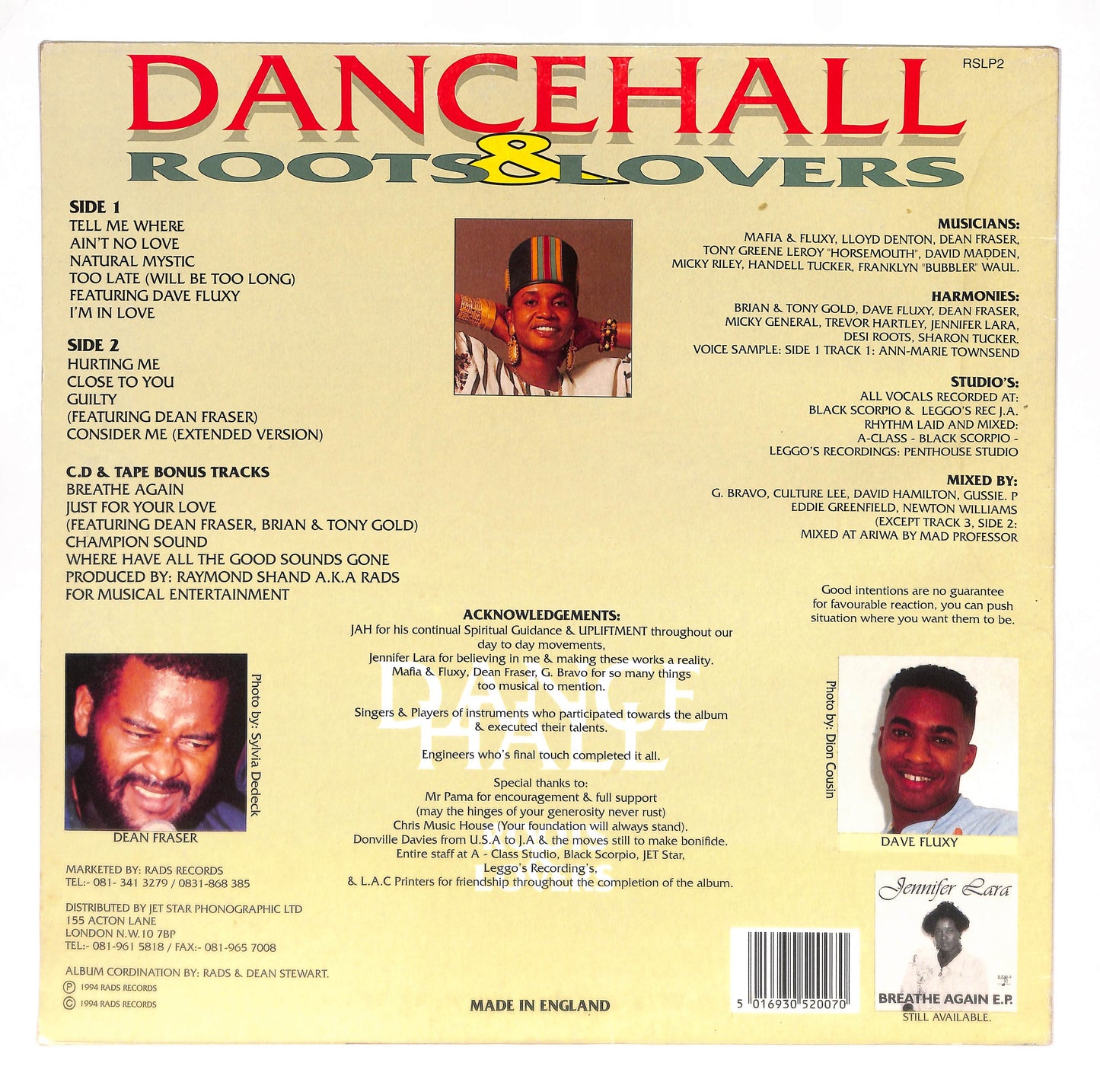 Dancehall Roots & Lovers