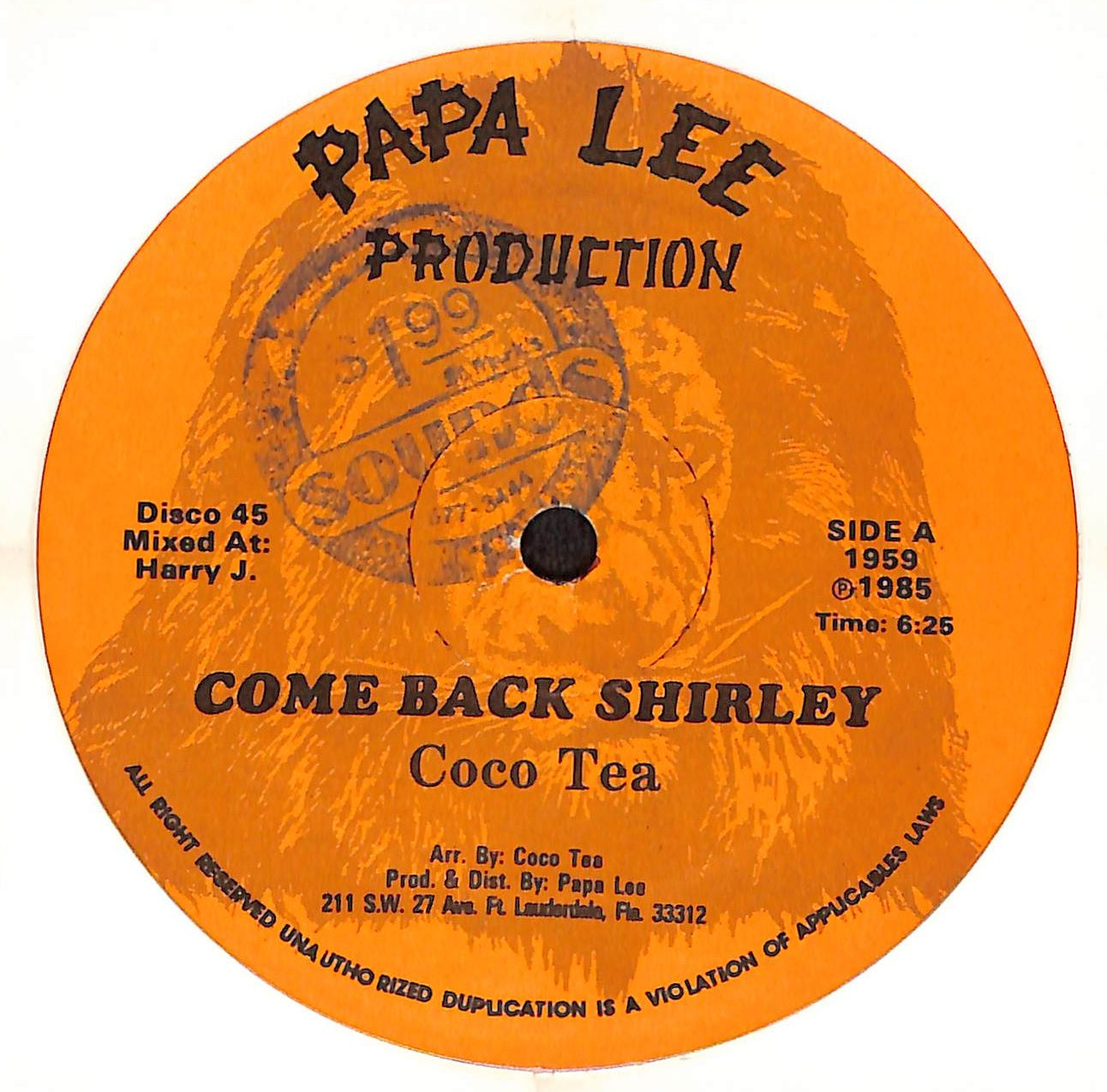 Come Back Shirley / Got To Be Good