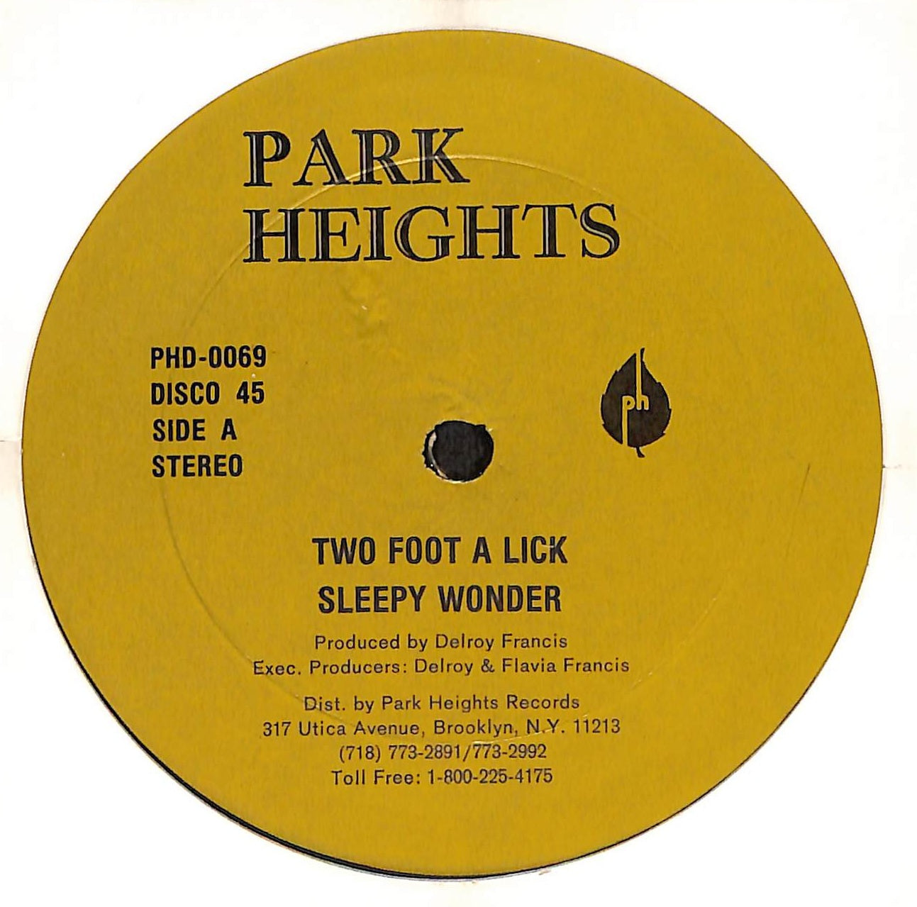 Two Foot A Lick / Big In Body