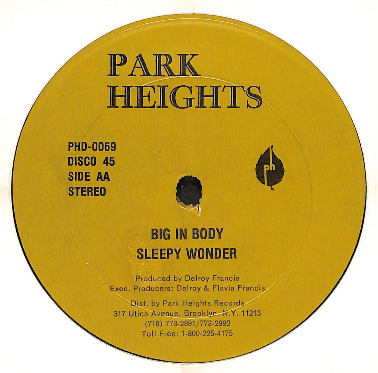 Two Foot A Lick / Big In Body