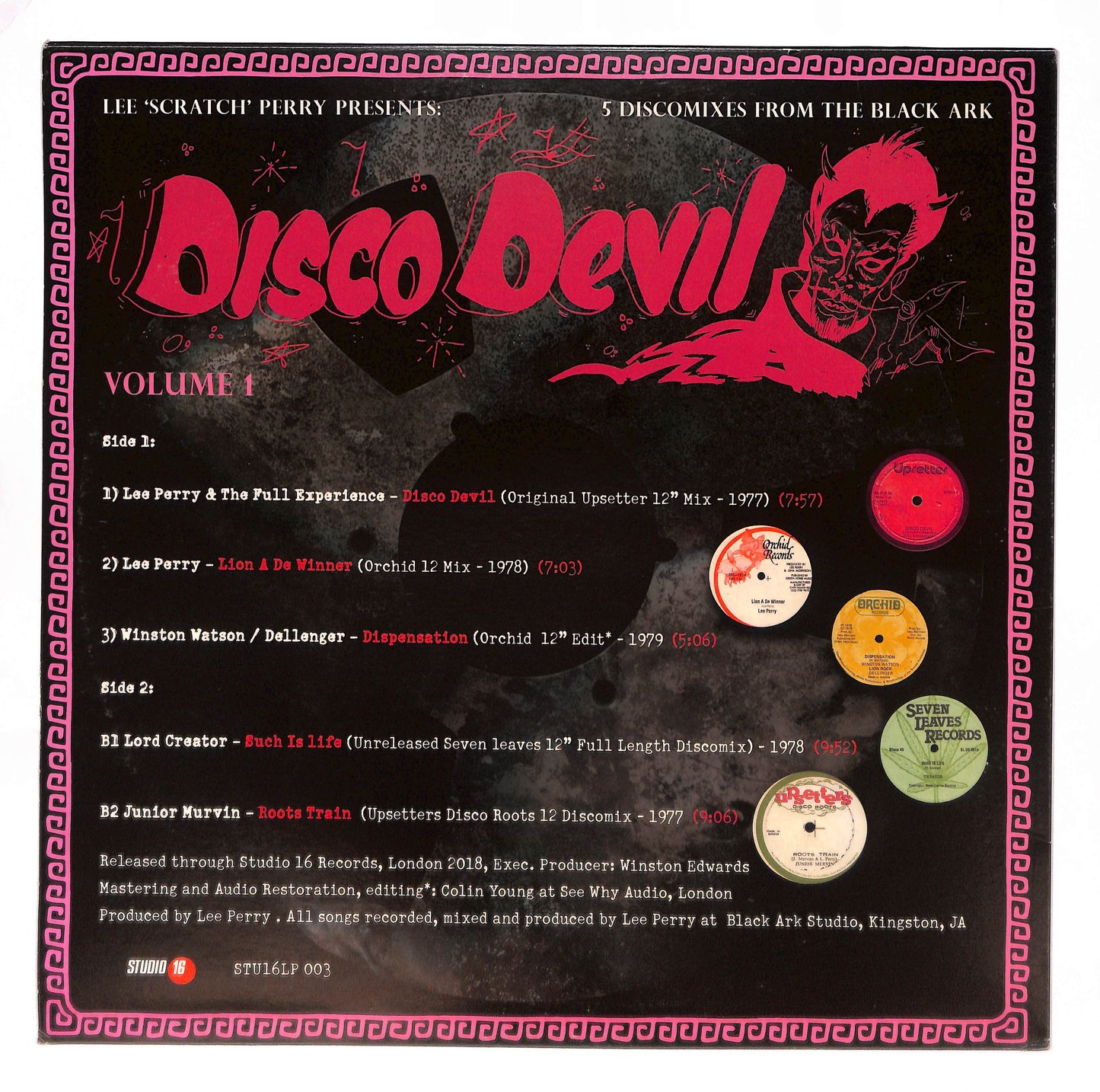 Disco Devil Vol. 1 (5 Classic Discomixes From The Black Ark Studio 1977-9)