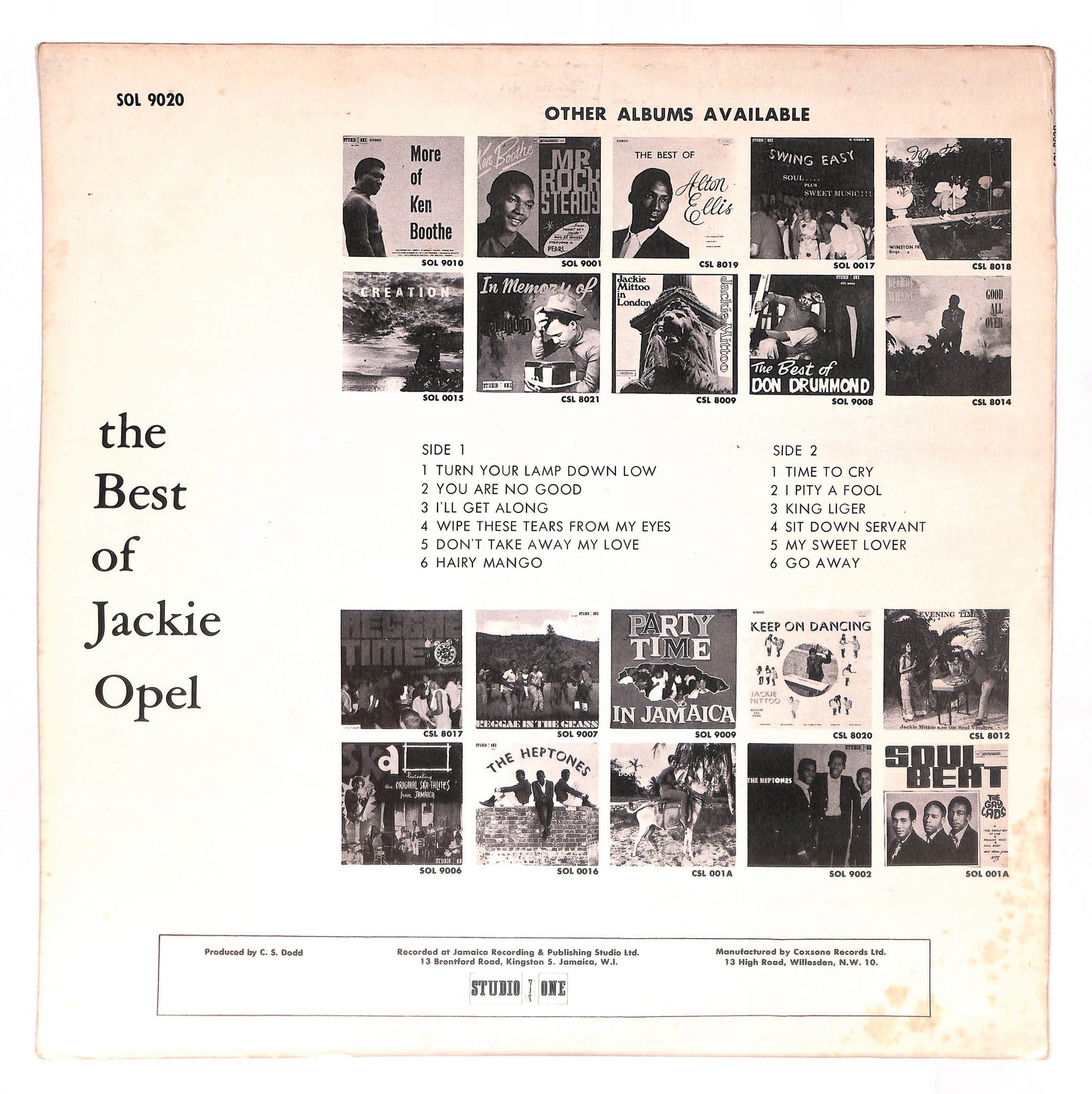 The Best Of Jackie Opel