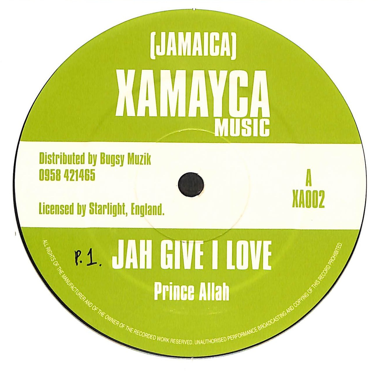 Jah Give I Love / Jerusalem