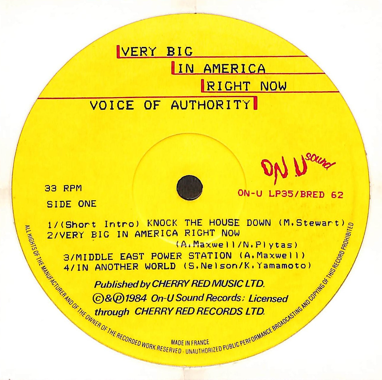 Very Big In America Right Now