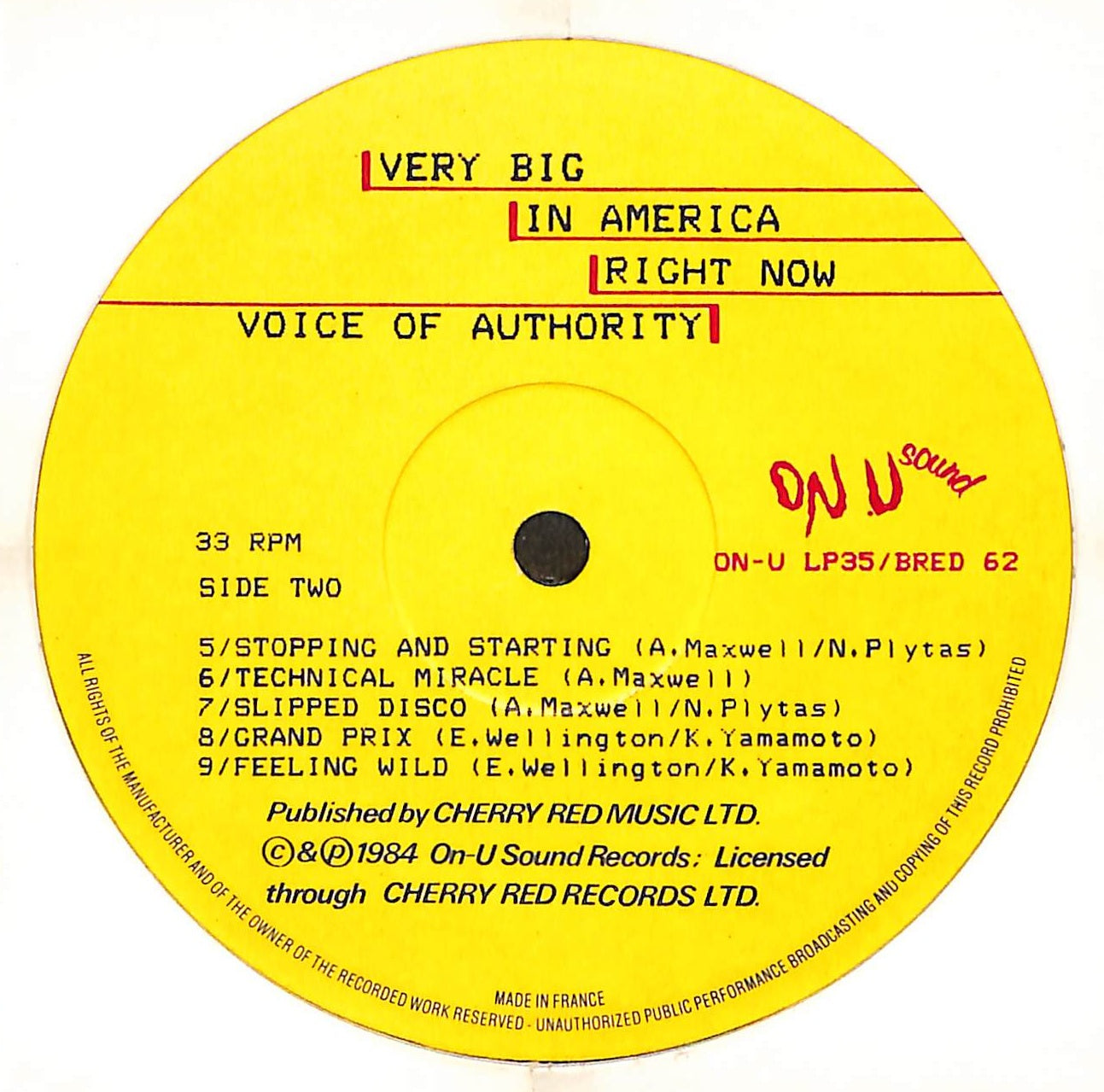 Very Big In America Right Now