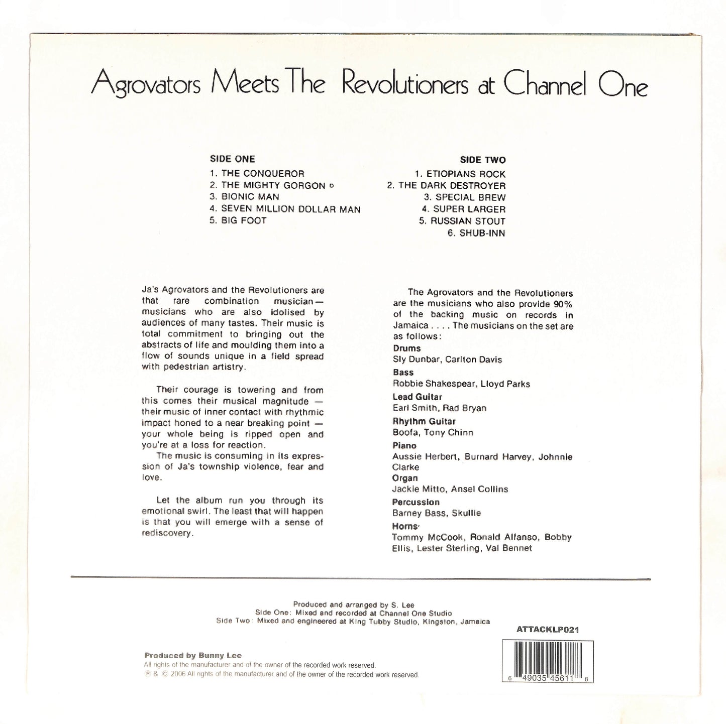 At Channel 1 Studios (Instrumental)