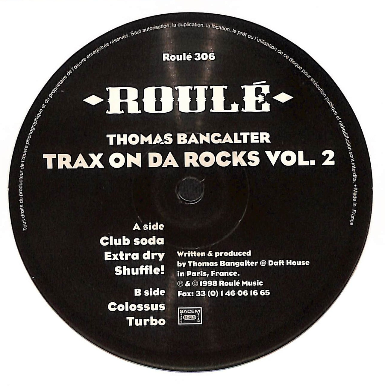 Trax On Da Rocks Vol. 2