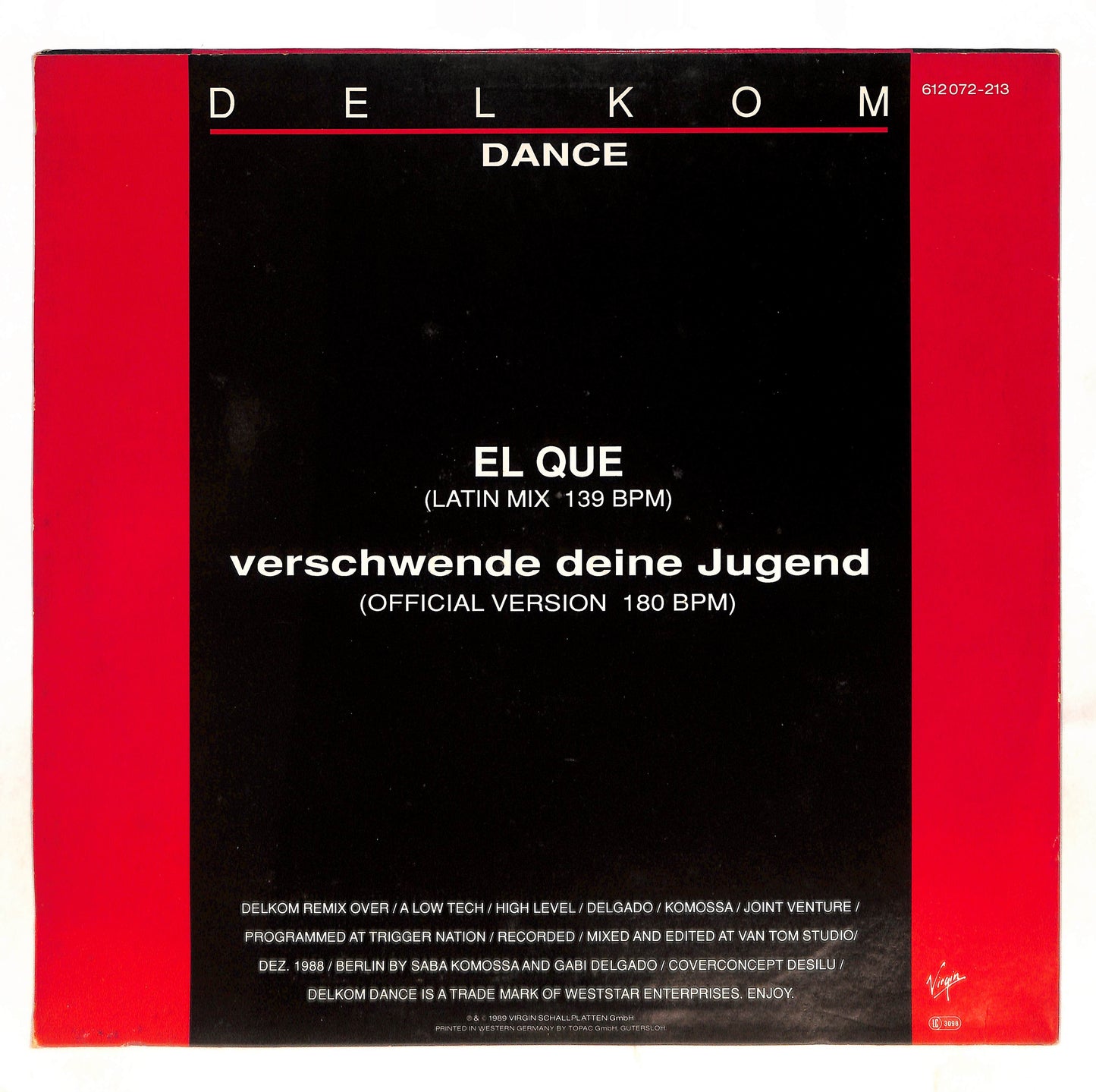 Verschwende Deine Jugend / El Que Remix