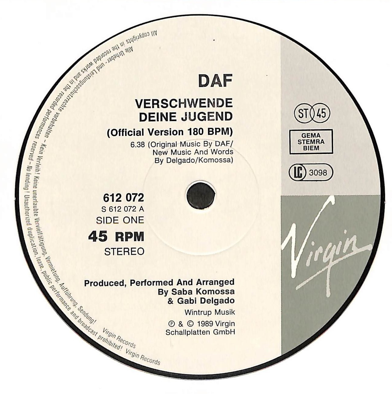 Verschwende Deine Jugend / El Que Remix