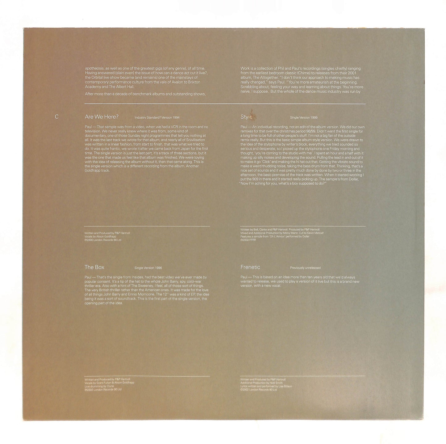 Work 1989-2002
