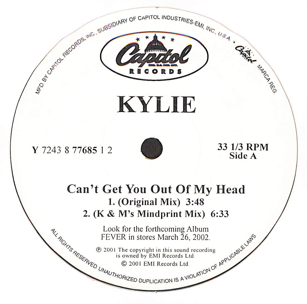 Can't Get You Out Of My Head