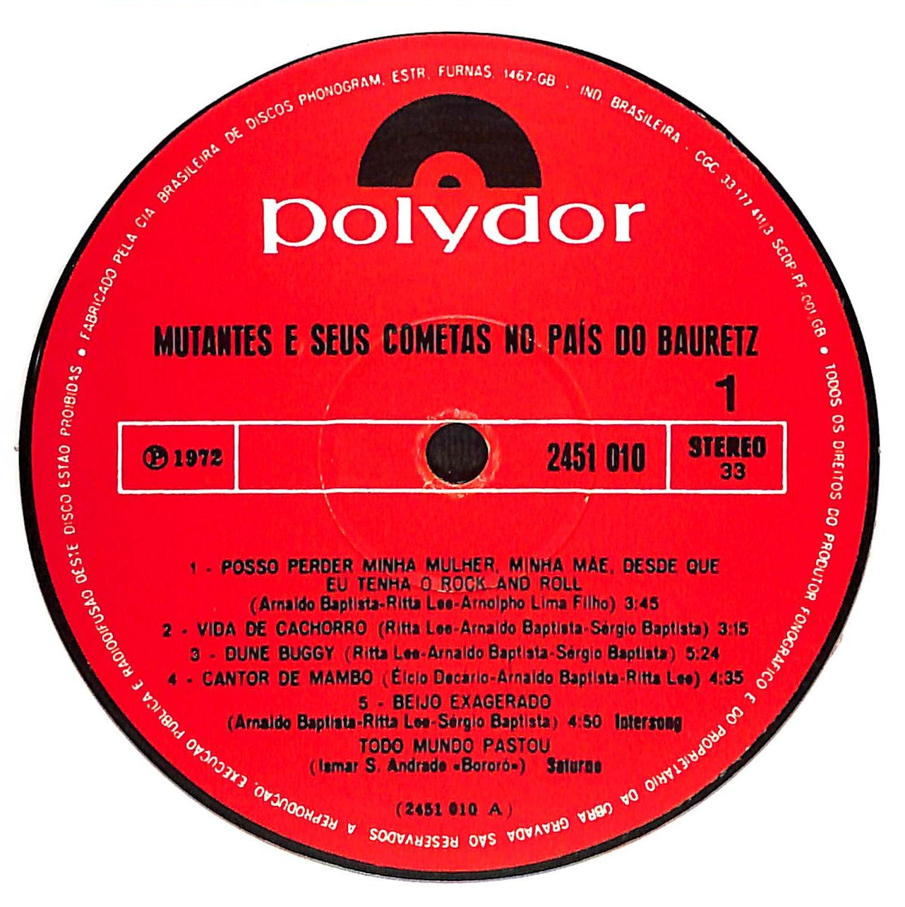 Mutantes E Seus Cometas No País Do Baurets