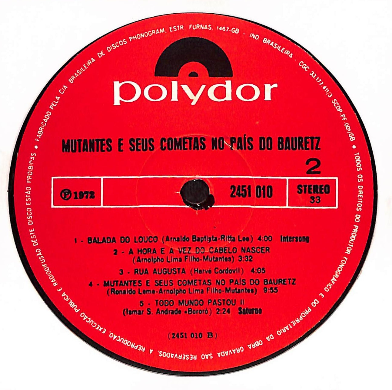 Mutantes E Seus Cometas No País Do Baurets