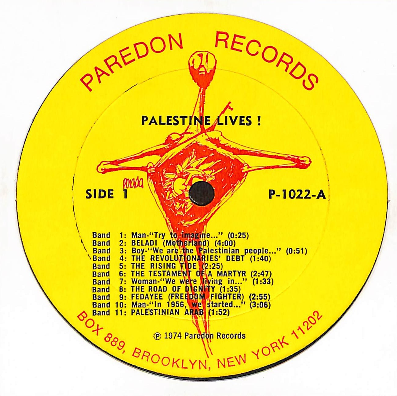 Palestine Lives! - Songs From The Struggle Of The People Of Palestine