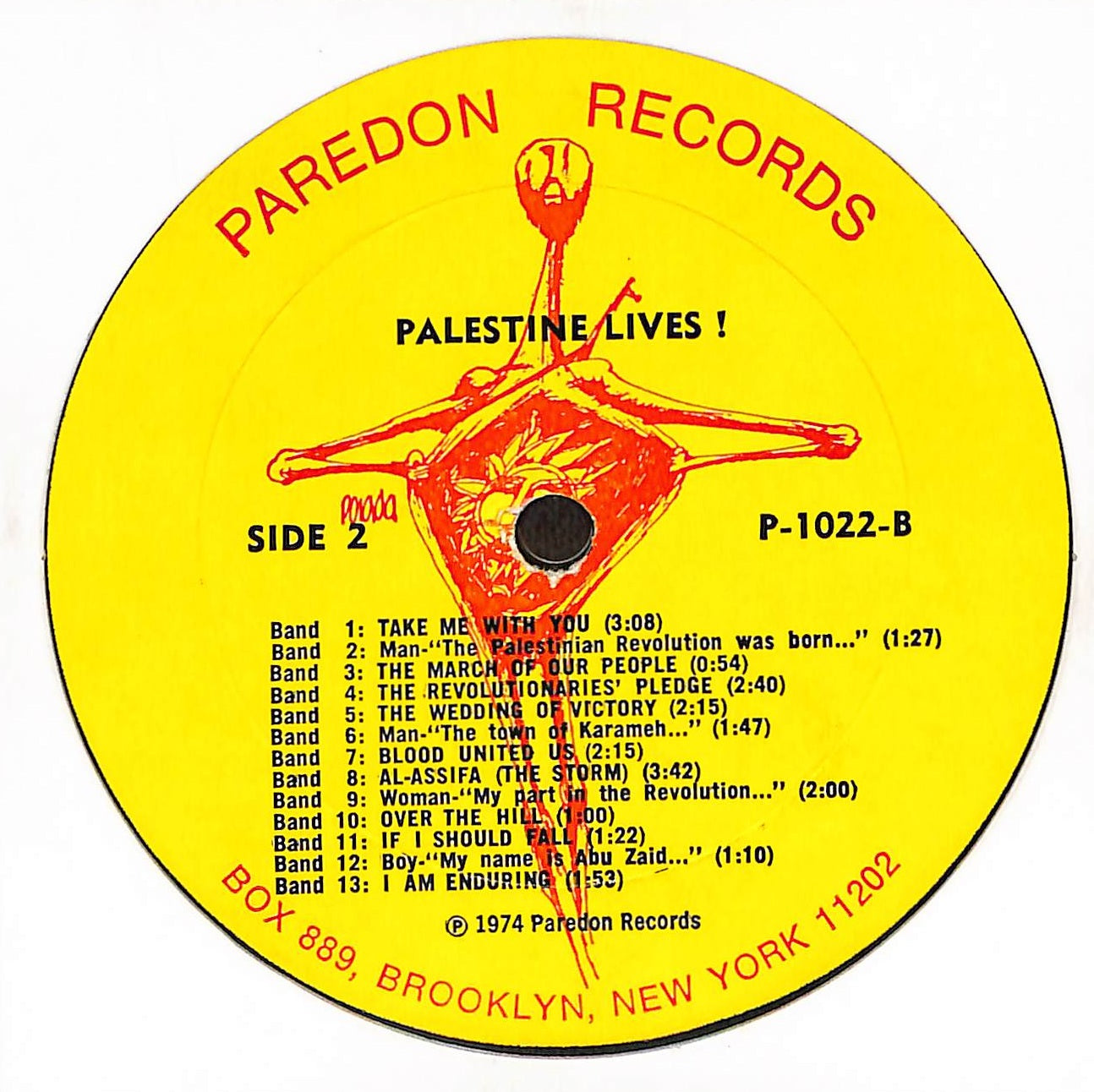 Palestine Lives! - Songs From The Struggle Of The People Of Palestine