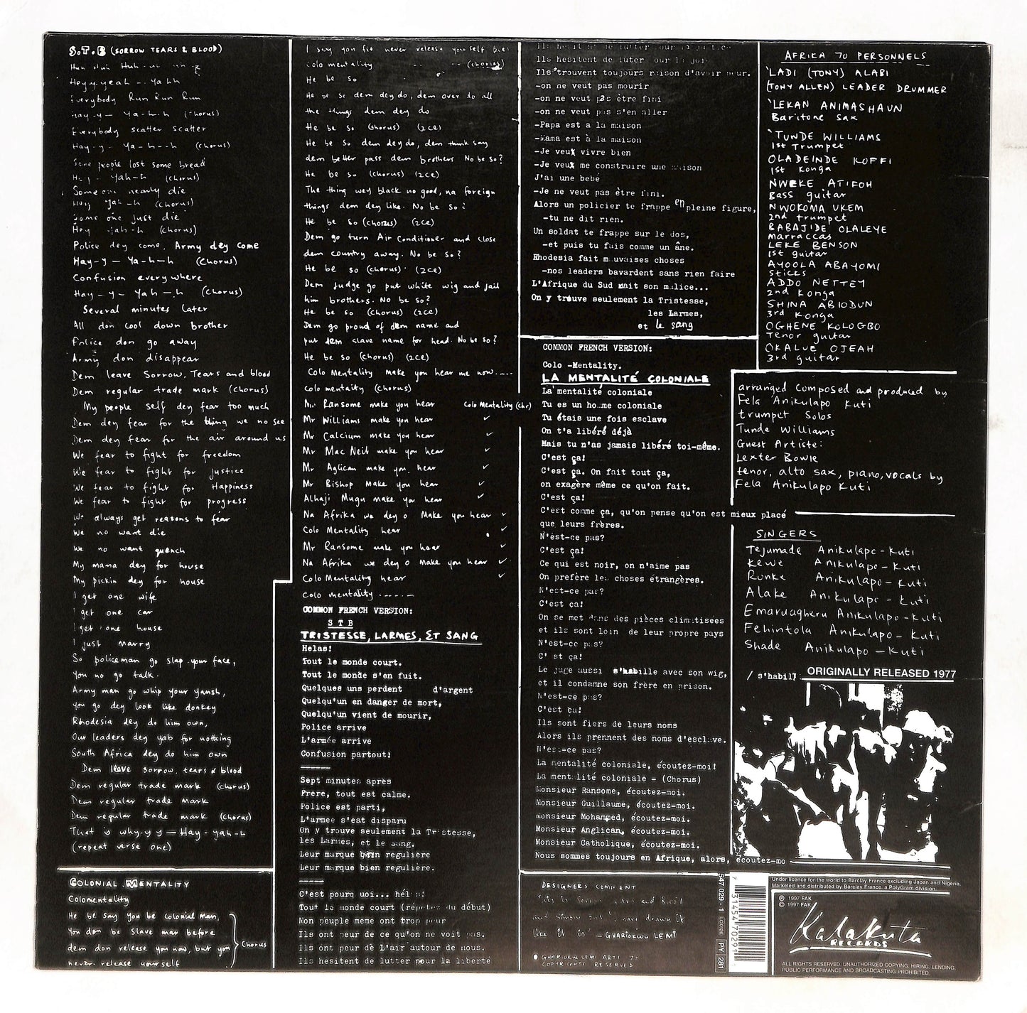 Sorrow Tears And Blood