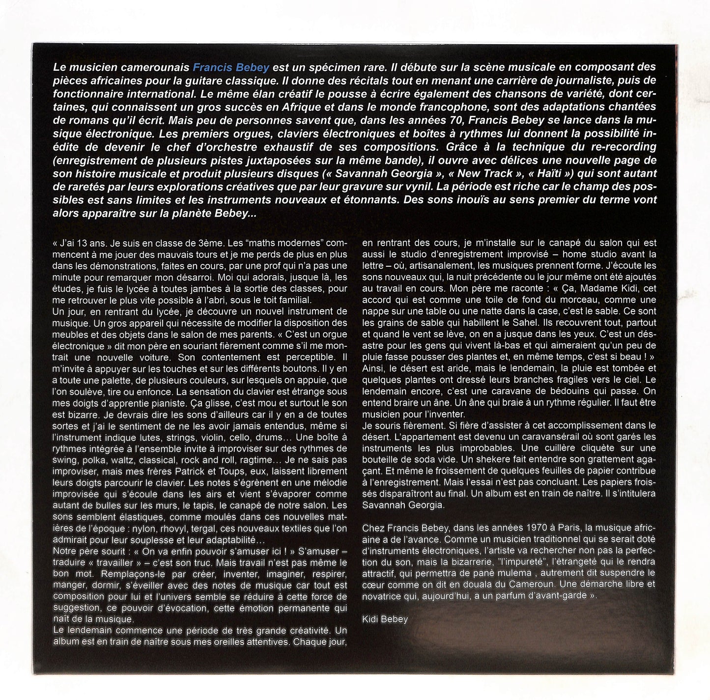 African Electronic Music 1975-1982