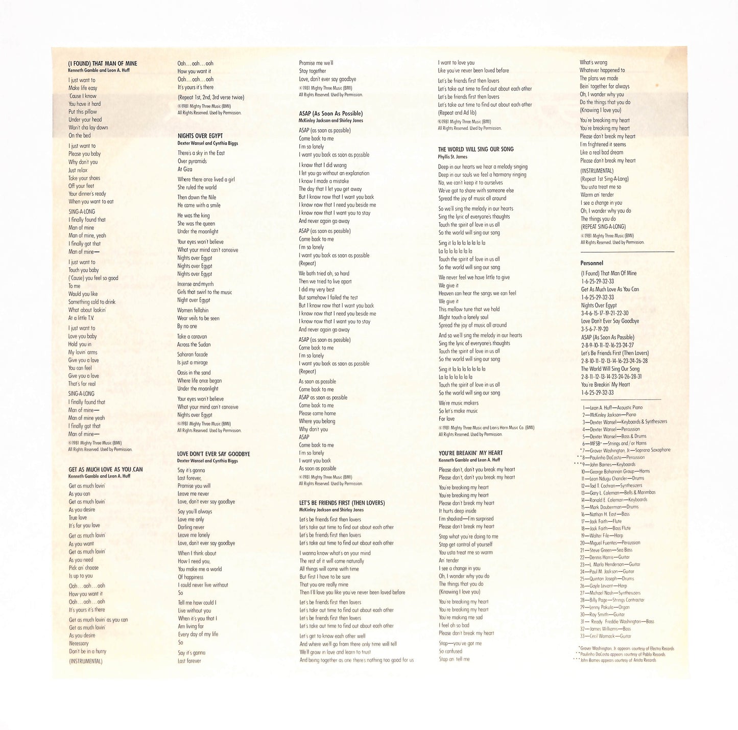 Get As Much Love As You Can