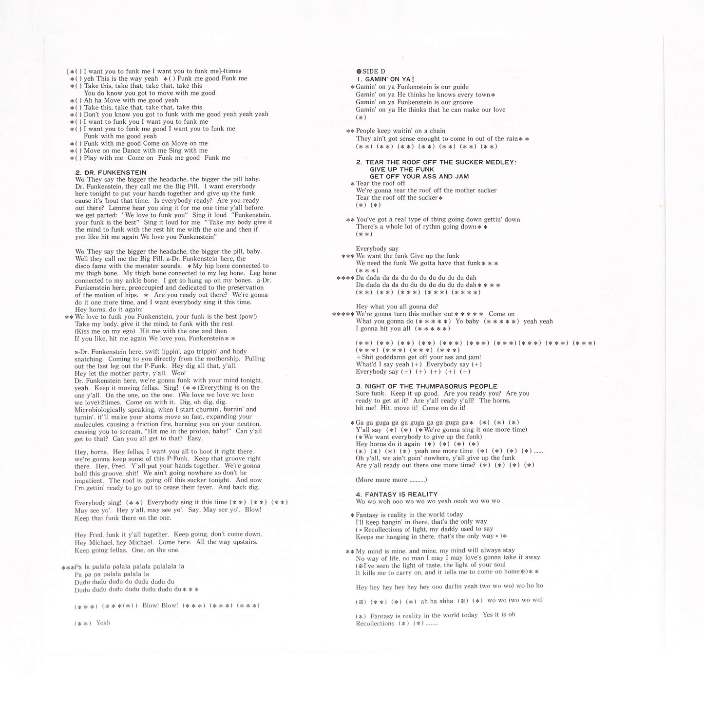 Live - P.Funk Earth Tour