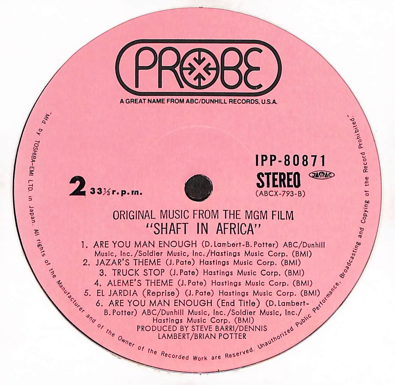 Shaft In Africa