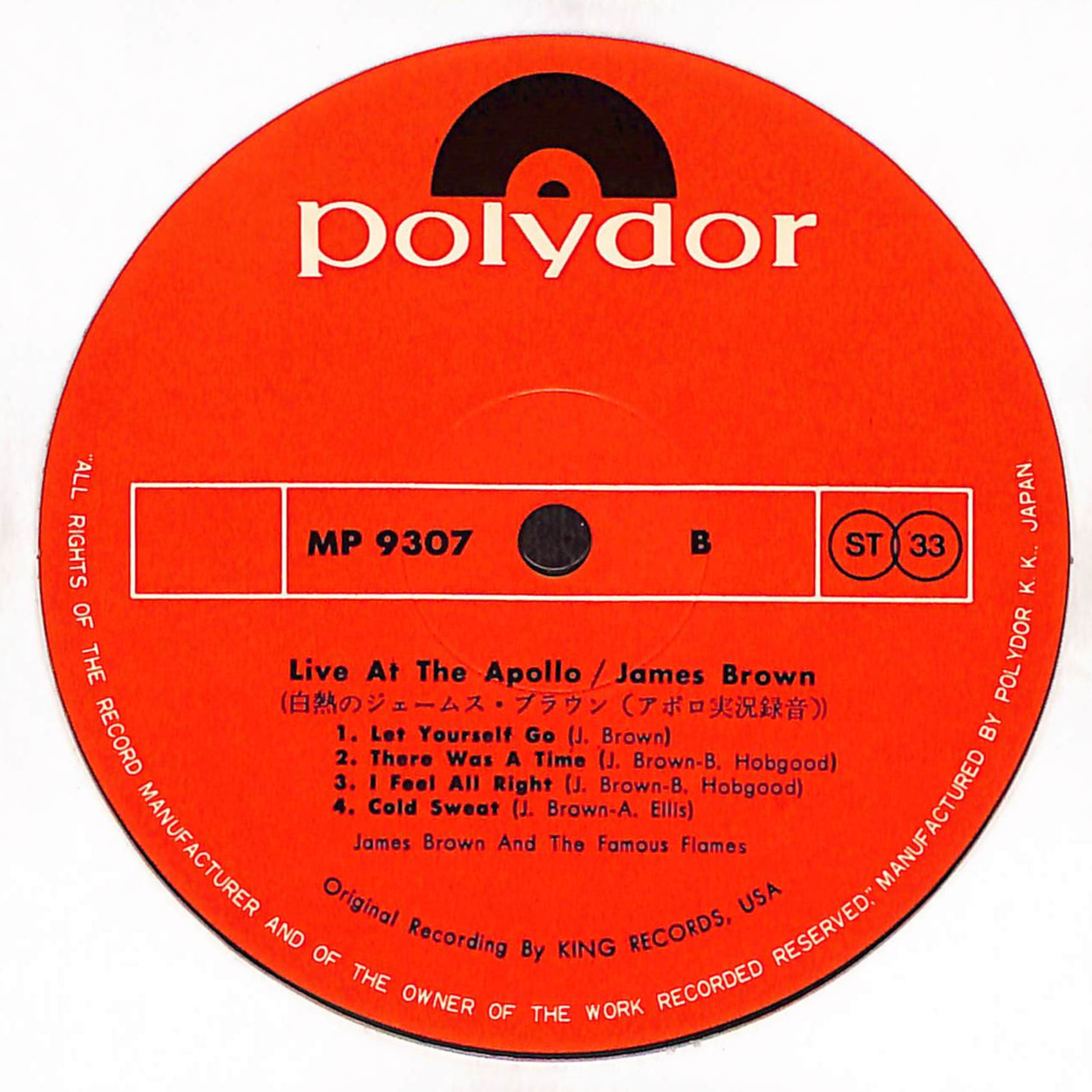 James Brown Live At The Apollo