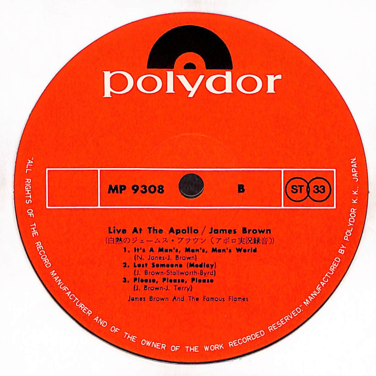 James Brown Live At The Apollo