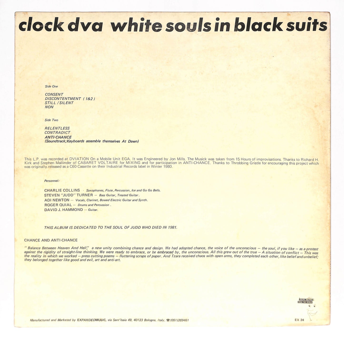 White Souls In Black Suits