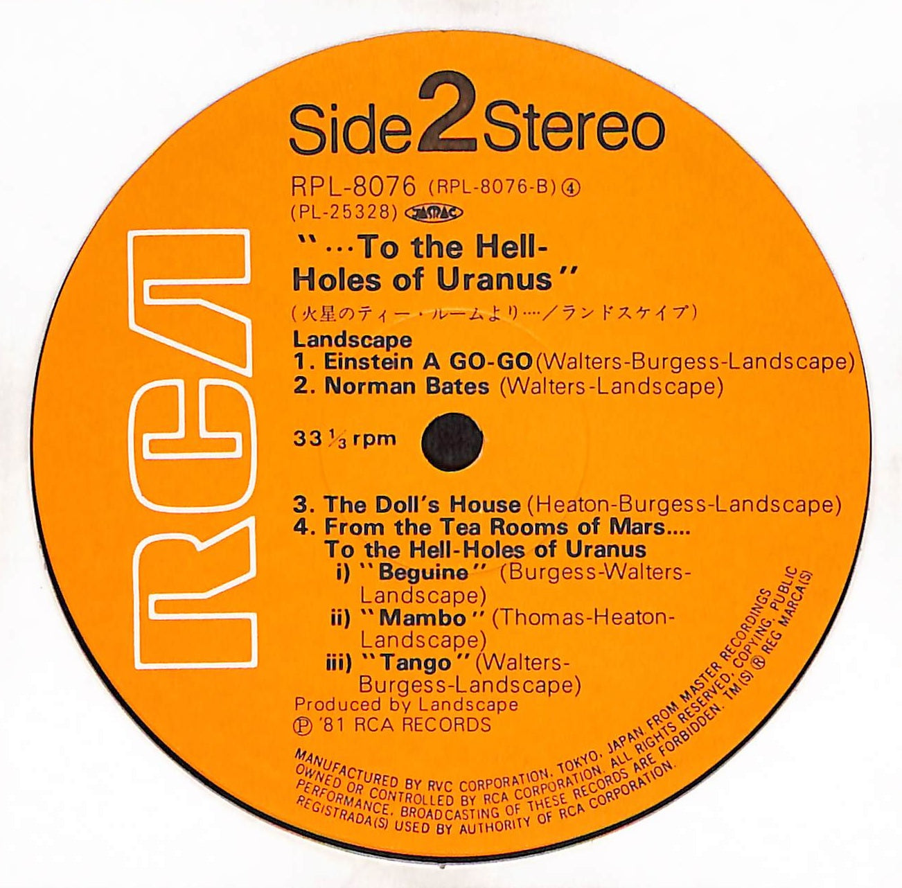 From The Tea-Rooms Of Mars .... To The Hell-Holes Of Uranus