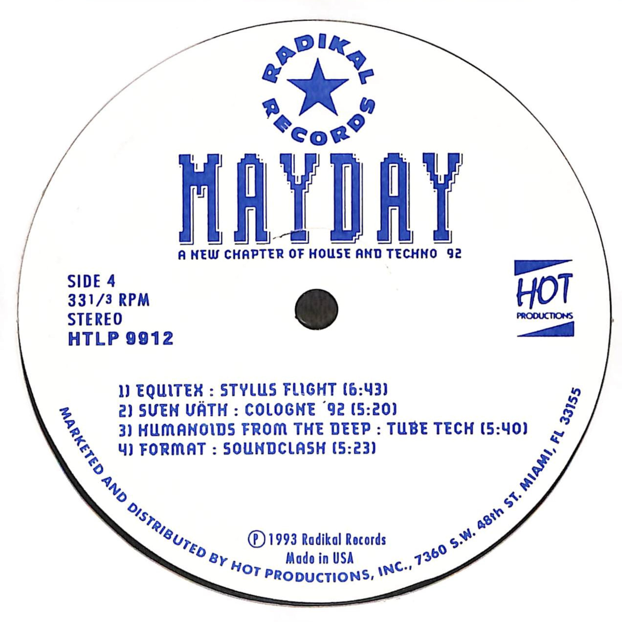 Mayday - A New Chapter Of House And Techno '92