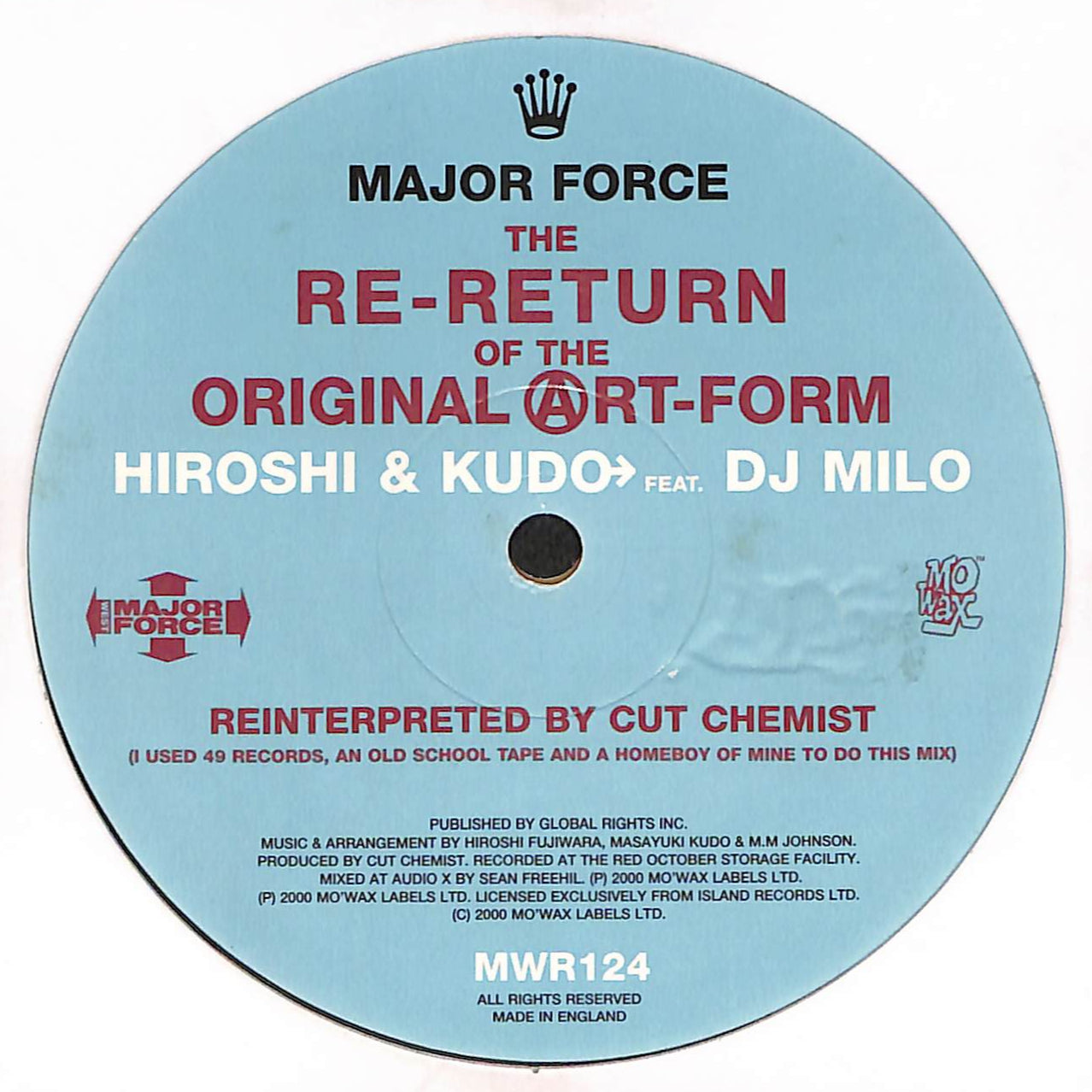 The Re-Return Of The Original Art-Form (Reinterpreted By Cut Chemist)