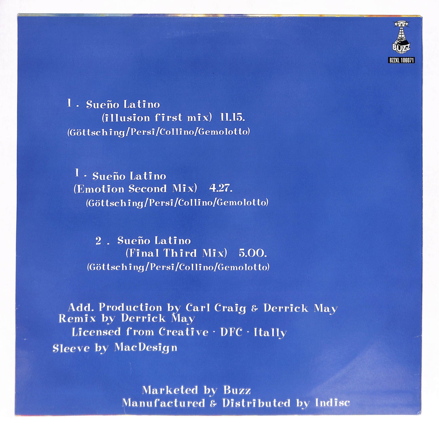 Sueño Latino (Remix By Derrick May)