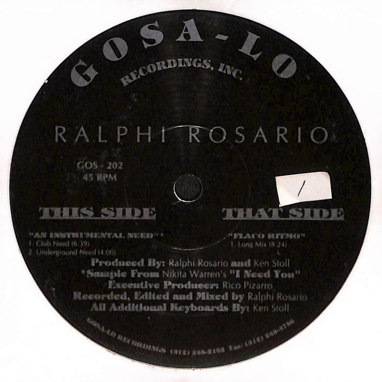 An Instrumental Need