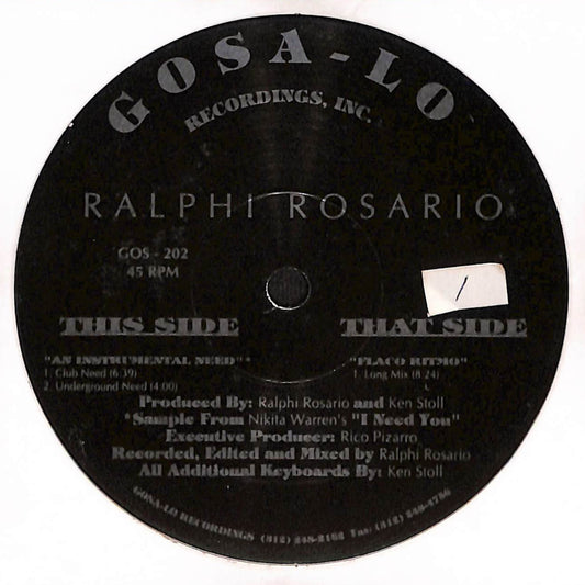 An Instrumental Need