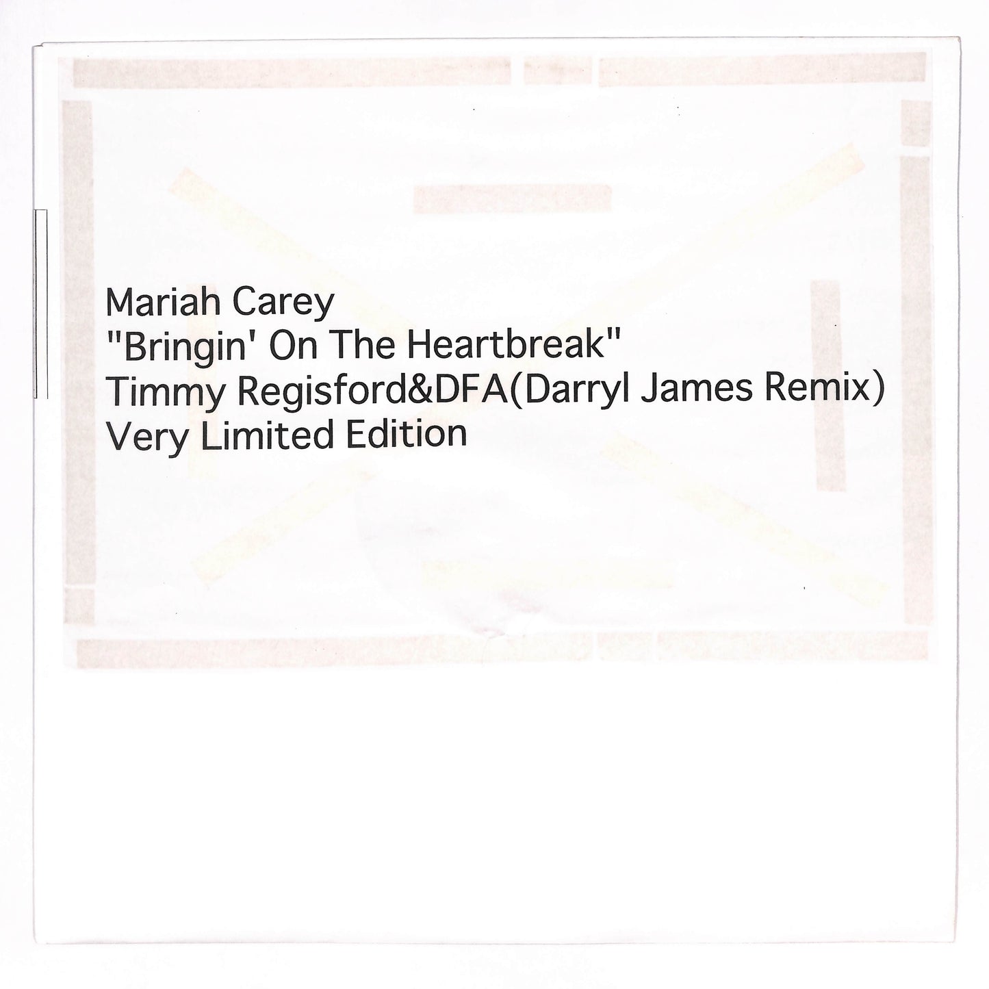 Bringin' On The Heartbreak (Timmy Regisford & DFA (Darryl James) Remix)