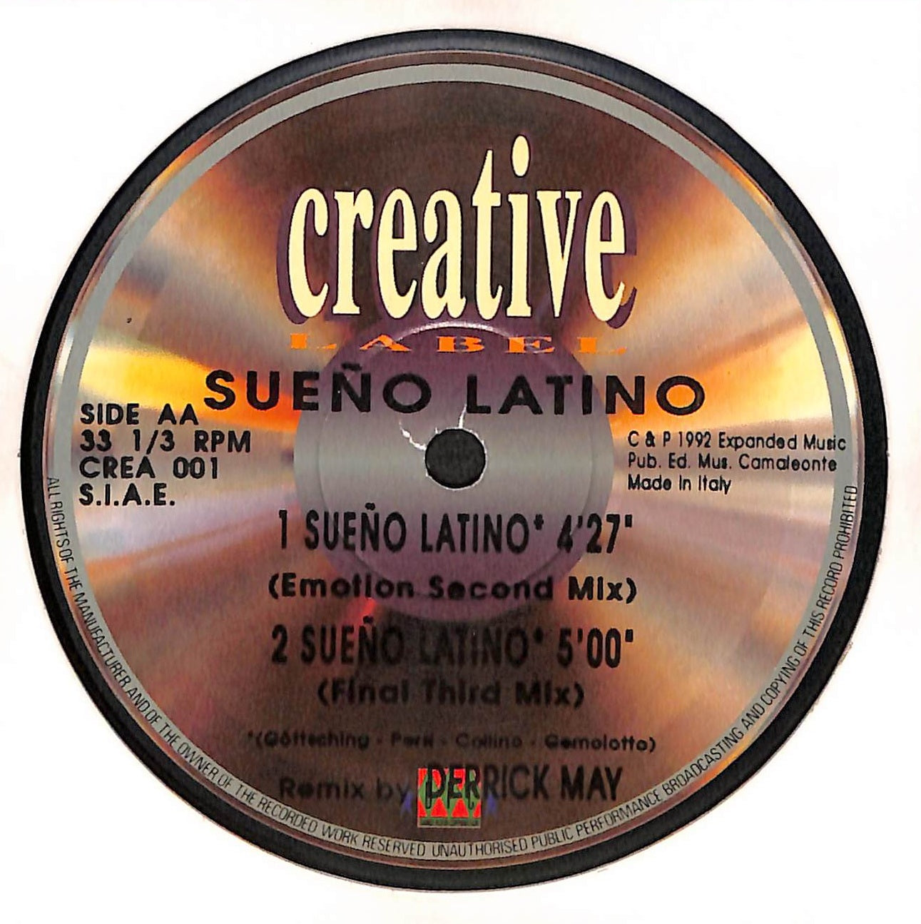 Sueño Latino (Remix By Derrick May)