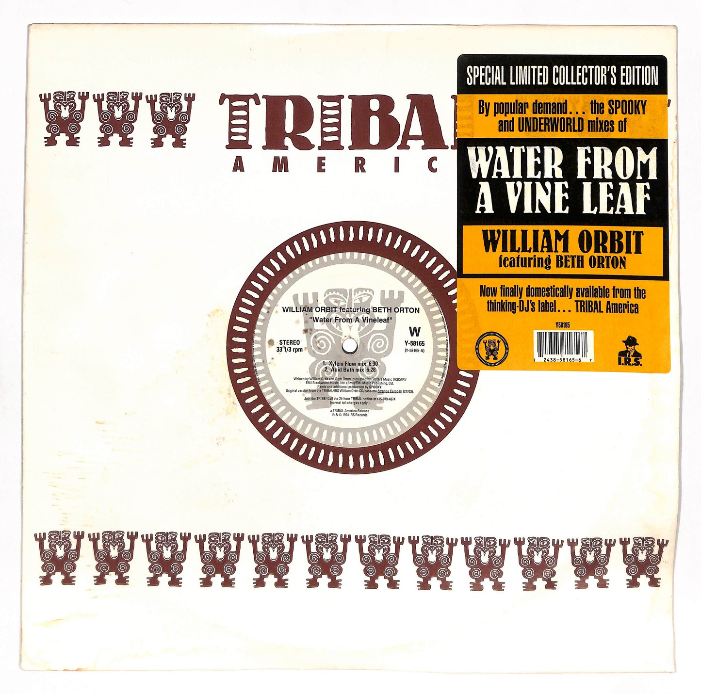 Water From A Vine Leaf