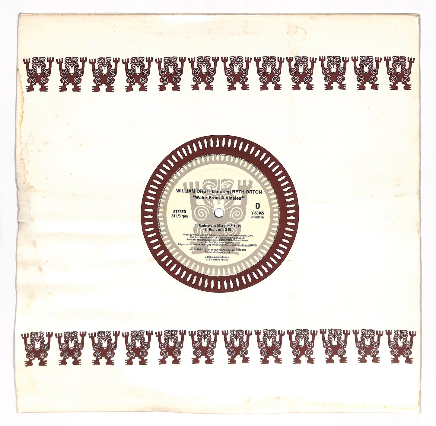 Water From A Vine Leaf