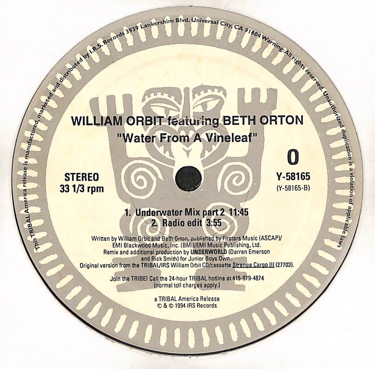 Water From A Vine Leaf