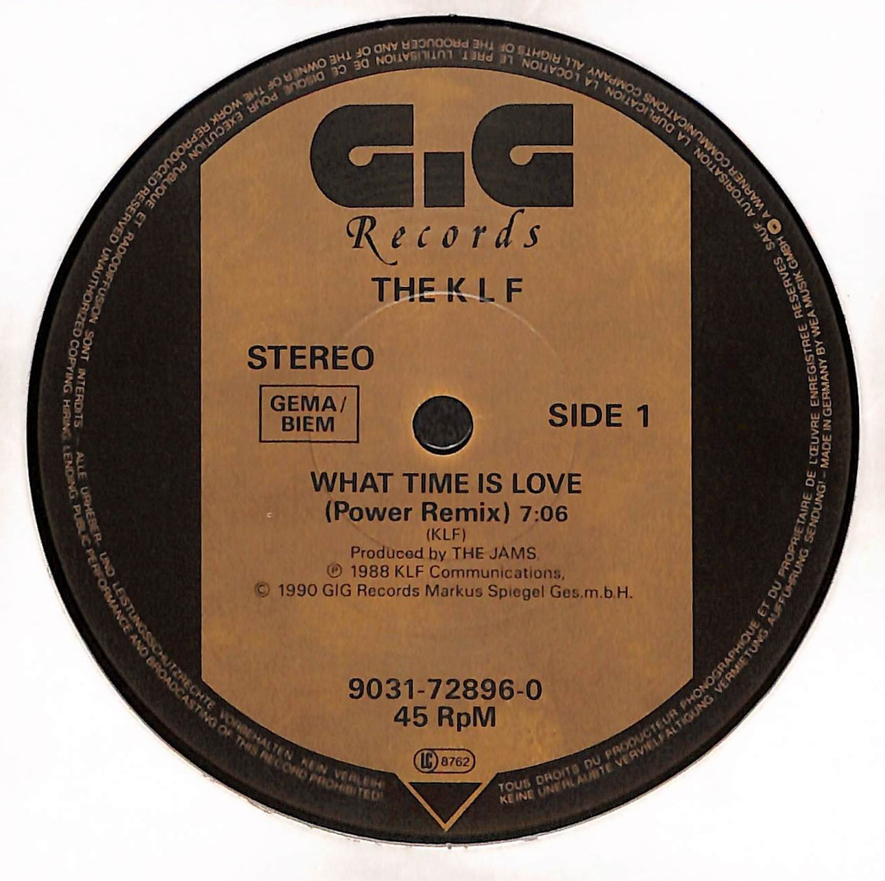 What Time Is Love (The Original / Power Remix)