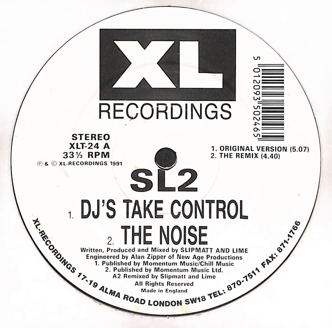 DJ's Take Control / Way In My Brain