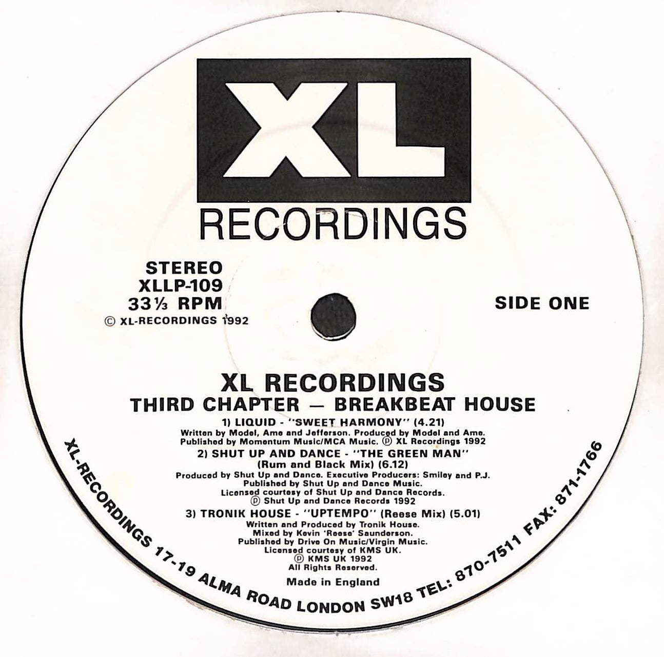XL-Recordings: The Third Chapter - Breakbeat House