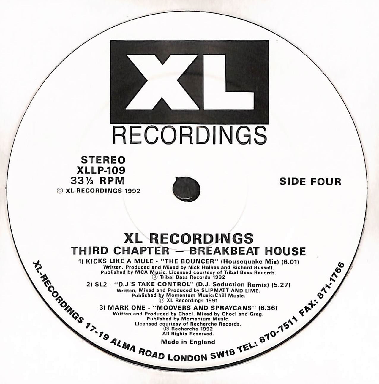 XL-Recordings: The Third Chapter - Breakbeat House