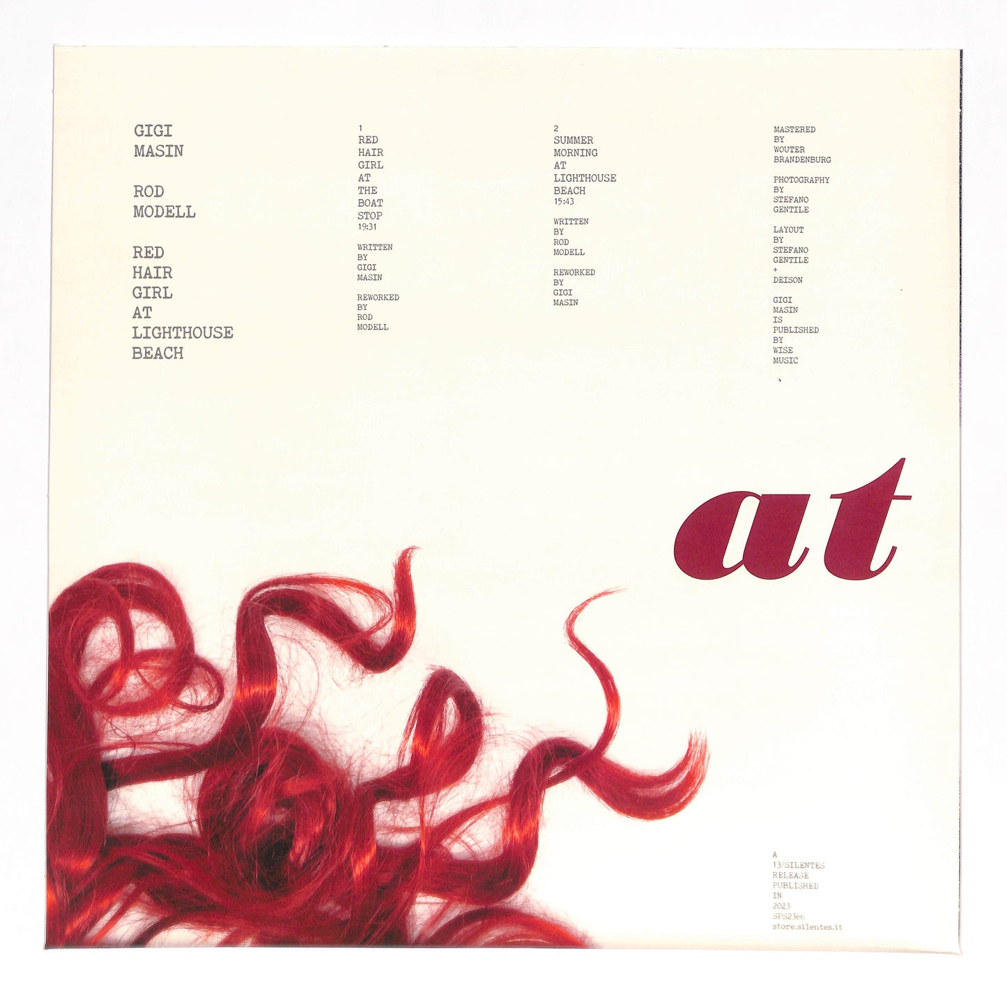 Red Hair Girl At Lighthouse Beach