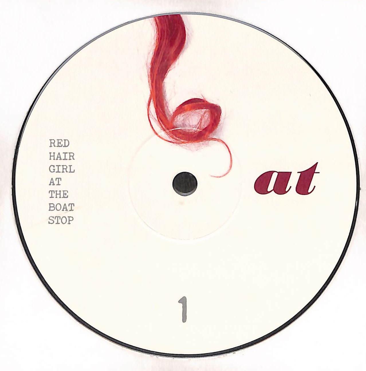 Red Hair Girl At Lighthouse Beach