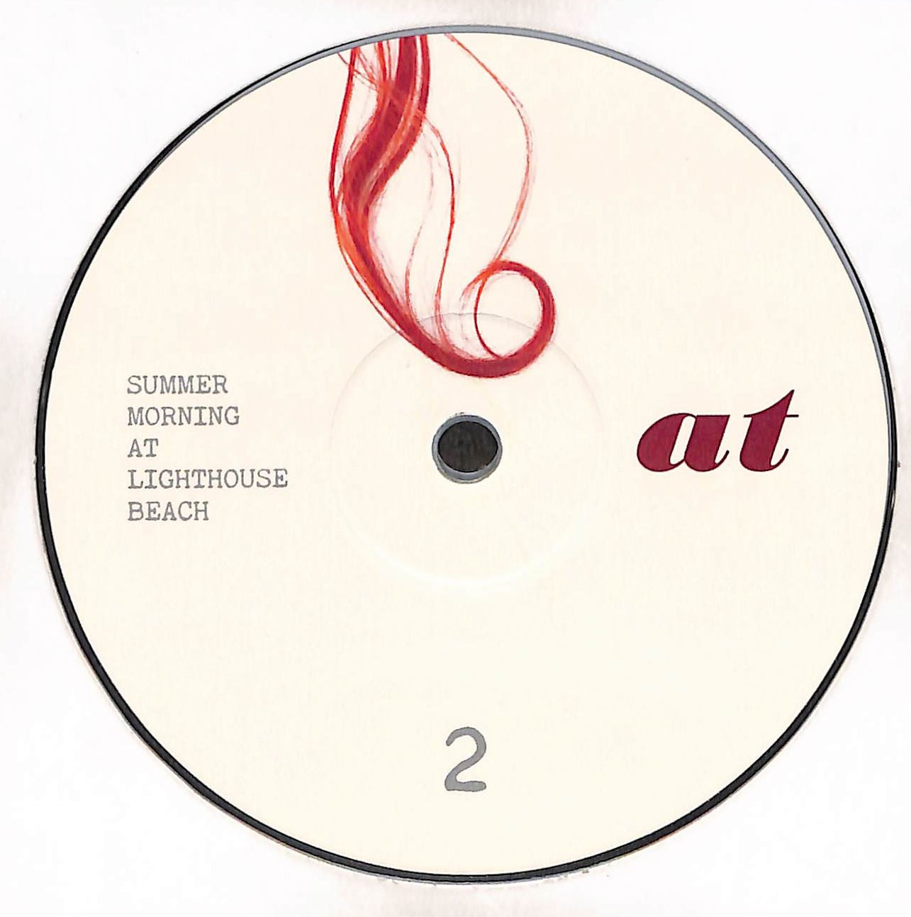 Red Hair Girl At Lighthouse Beach