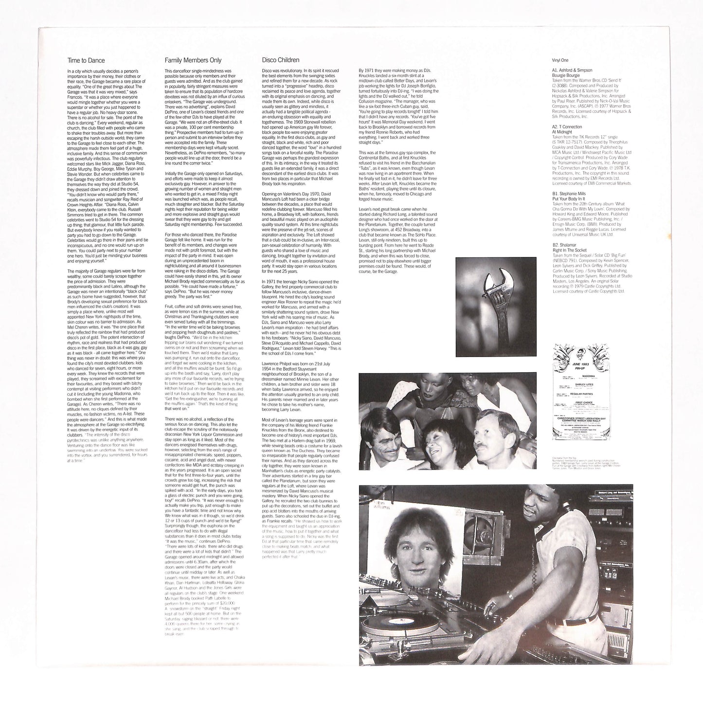 Larry Levan Live At The Paradise Garage